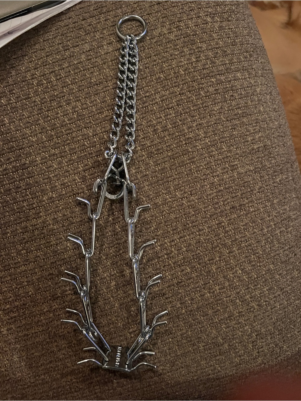 Sprenger dog collar Silver 2.25m 16”